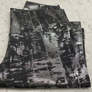 Lululemon silver metallic legging